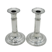 George III Pair of Old-Sheffield Silver Plated Telescopic Candlesticks Antique c1790s