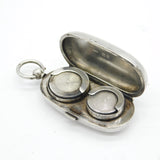 Sampson Mordan Victorian Sterling Silver Double Sovereign Case Antique 1899 London