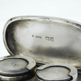 Sampson Mordan Victorian Sterling Silver Double Sovereign Case Antique 1899 London