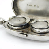 Sampson Mordan Victorian Sterling Silver Double Sovereign Case Antique 1899 London