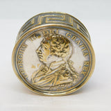 George III Gilt Metal 'Grand National Jubilee, 1809' Commemorative Snuff Box