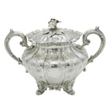 Calcutta George IV Sterling Silver Large Sugar Bowl Antique Hamilton & Co c1830s