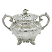 Calcutta George IV Sterling Silver Large Sugar Bowl Antique Hamilton & Co c1830s