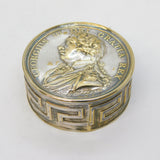 George III Gilt Metal 'Grand National Jubilee, 1809' Commemorative Snuff Box