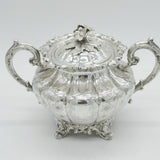 Calcutta George IV Sterling Silver Large Sugar Bowl Antique Hamilton & Co c1830s