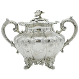 Calcutta George IV Sterling Silver Large Sugar Bowl Antique Hamilton & Co c1830s
