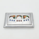 WWII-era Aluminium Colourful Enamel North Africa Egypt Cigarette Case c1940