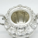 Calcutta George IV Sterling Silver Large Sugar Bowl Antique Hamilton & Co c1830s