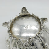 Calcutta George IV Sterling Silver Large Sugar Bowl Antique Hamilton & Co c1830s
