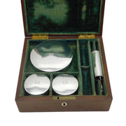 Boxed George III Sterling Silver Gents Four-Part Vanity Set Antique 1798 London