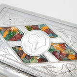 WWII-era Aluminium Colourful Enamel North Africa Egypt Cigarette Case c1940