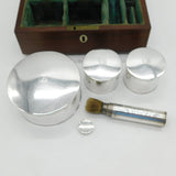 Boxed George III Sterling Silver Gents Four-Part Vanity Set Antique 1798 London