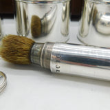 Boxed George III Sterling Silver Gents Four-Part Vanity Set Antique 1798 London