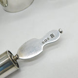 Boxed George III Sterling Silver Gents Four-Part Vanity Set Antique 1798 London