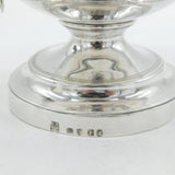 George III Sterling Silver Greek Maze Pedestal Cream Jug Antique 1801 London