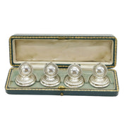 Edwardian Boxed Sterling Silver Set of Place Settings Antique 1904 Sheffield