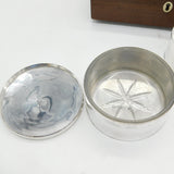 Boxed George III Sterling Silver Gents Four-Part Vanity Set Antique 1798 London