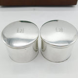 Boxed George III Sterling Silver Gents Four-Part Vanity Set Antique 1798 London