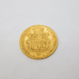 Queen Victoria 22ct Gold Shield-Back Half Sovereign Coin 1885 Antique