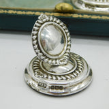 Edwardian Boxed Sterling Silver Set of Place Settings Antique 1904 Sheffield