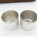 Boxed George III Sterling Silver Gents Four-Part Vanity Set Antique 1798 London