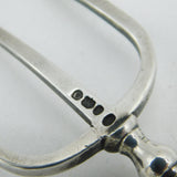 George III Sterling Silver Turned Wooden Toasting Fork Antique 1789 London