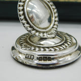 Edwardian Boxed Sterling Silver Set of Place Settings Antique 1904 Sheffield