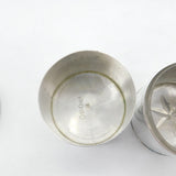 Boxed George III Sterling Silver Gents Four-Part Vanity Set Antique 1798 London