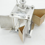 Asprey & Co Art Deco Sterling Silver Rotating Swivel Action Cigarette Box Antique 1927 London