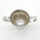 George III Sterling Silver Floral Pattern Loving Cup Antique 1767 London