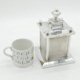 Asprey & Co Art Deco Sterling Silver Rotating Swivel Action Cigarette Box Antique 1927 London