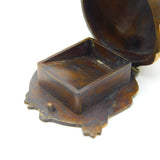 19th Century Franz Bergman Cold Painted Bronze Chick Stamp Box Antique c1880