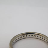18ct White Gold, Sapphire & Diamond Eternity Ring Vintage c1990 Birmingham
