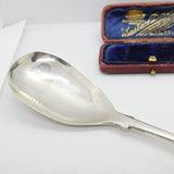 Georgian Irish Provincial Cork Sterling Silver Tea Caddy Spoon Crested c1820 WS