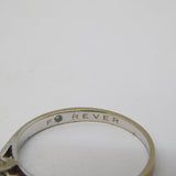 18ct White Gold & 0.2ct Brilliant Cut Diamond Solitaire Ring Vintage London