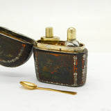 French 18th Century Silver Gilt & 9ct Gold Travelling Perfume Set Antique c1780