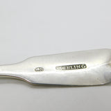 Georgian Irish Provincial Cork Sterling Silver Tea Caddy Spoon Crested c1820 WS