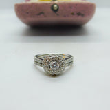 18ct White Gold & 1.25ct Natural Diamond Engagement Ring Iliana Vintage London