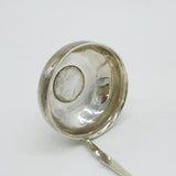 George II Sterling Silver Long Handled Shilling Coin Toddy Ladle Antique c1750