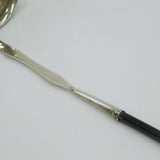 George II Sterling Silver Long Handled Shilling Coin Toddy Ladle Antique c1750