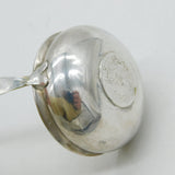 George II Sterling Silver Long Handled Shilling Coin Toddy Ladle Antique c1750