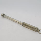 Sampson Mordan 19th Century Large Sterling Silver Telescopic Pencil Fob Antique c1890