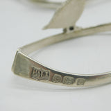 Collection of Sterling Silver Hunting Interest Wishbone Napkin Rings Antique