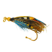 Victorian 18ct Yellow Gold Feather Set Fish Hook Brooch Pendant c1880s Antique