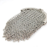 French 19th Century .950 Grade Silver Ladies Chainmail Coin Purse Antique c1880