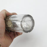 Georgian Sterling Silver & Cut Glass Pepper or Mustard Pot 1838 Sheffield