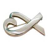 Tiffany & Co. Boxed Paloma Picasso Loving Heart Brooch Vintage 1998 London