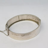 Victorian Aesthetic Sterling Silver Swallow Bangle Antique 1882 Birmingham