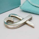 Tiffany & Co. Boxed Paloma Picasso Loving Heart Brooch Vintage 1998 London
