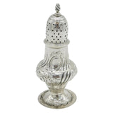 George III Sterling Silver Floral Muffineer Sugar Caster Antique 1779 London